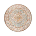 Round Vintage Rug - Thirza Medallion Light Blue/Multicolour