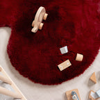 Kids Rug - Huggy Heart Red
