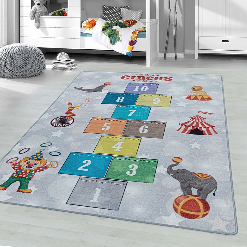 Play rug - Pleun Circus Hopscotch Grey