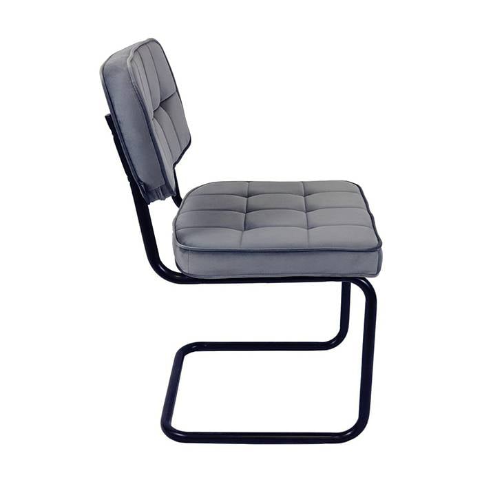 Velvet chair - Ivy Grey