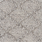 Wool Braided Rug - Knit Grey