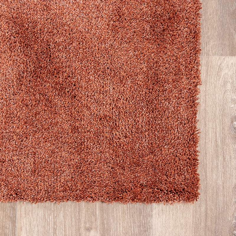 Washable Rug - Clean Terracotta
