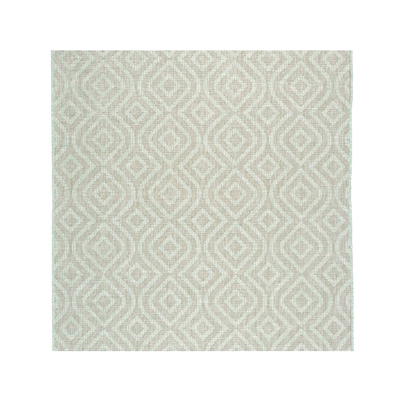 Square Outdoor Rug - Summer Retro Mint