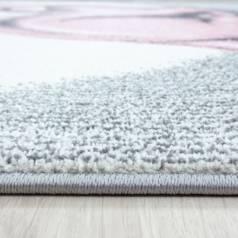 Children's floor rug - Bambi Deer Pink