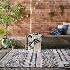 Indoor & Outdoor rug - Plazo Aster Blue