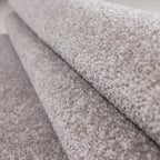 Round low-pile floor rug - Asa Beige