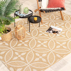 Outdoor Rug - Summer Pattern Yellow