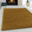 High-pile floor rug - Softy Ochre Yellow