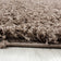 Round High-Pile Floor Rug - Life Mocha