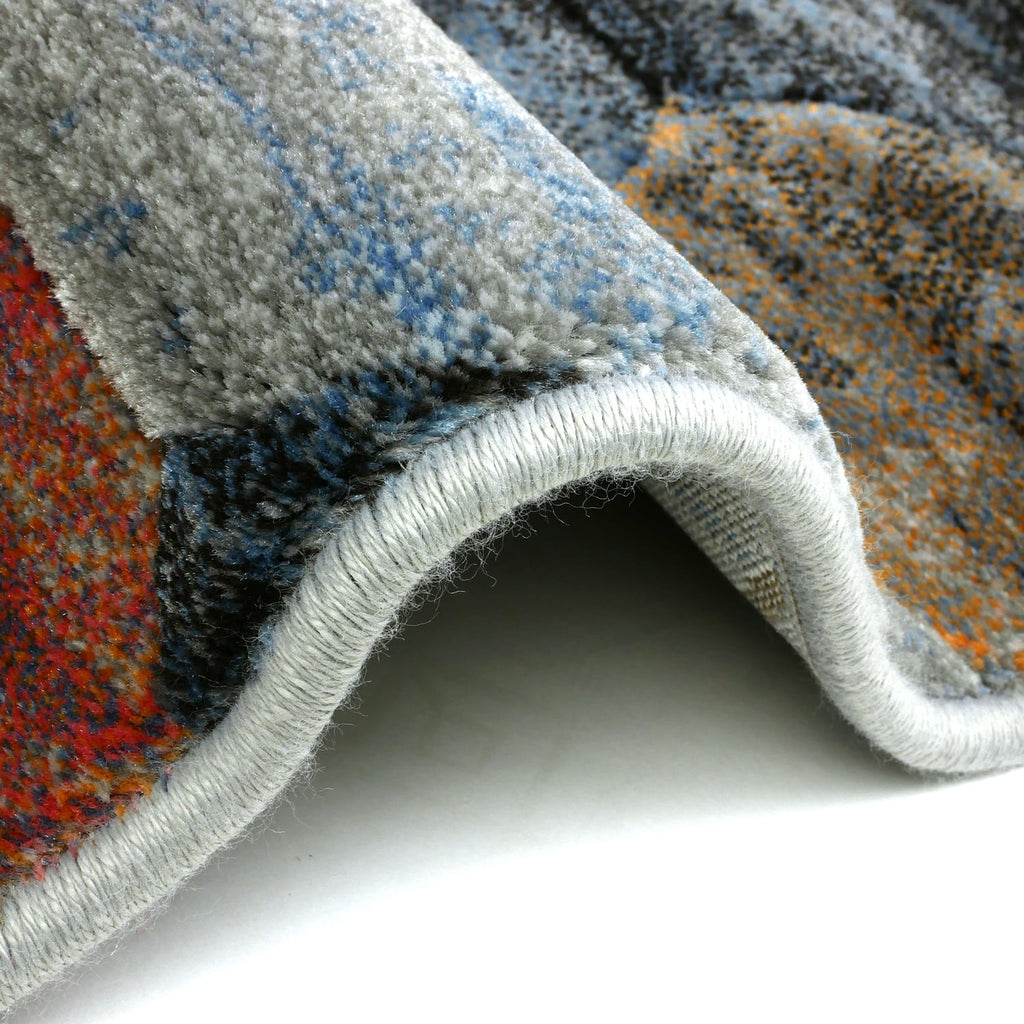 Round modern floor rug - Amado Multicolor 2626