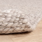 Wool Rug - Brilliant Light Grey