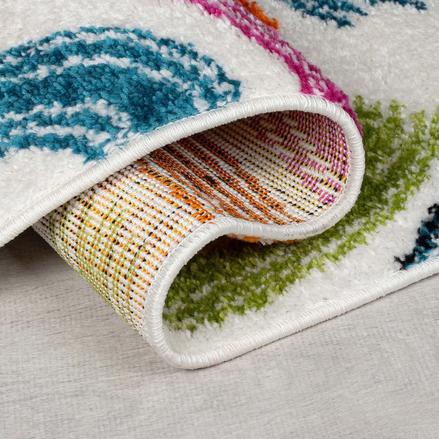 Colorful children's floor rug - Radiso Doodle Multicolor