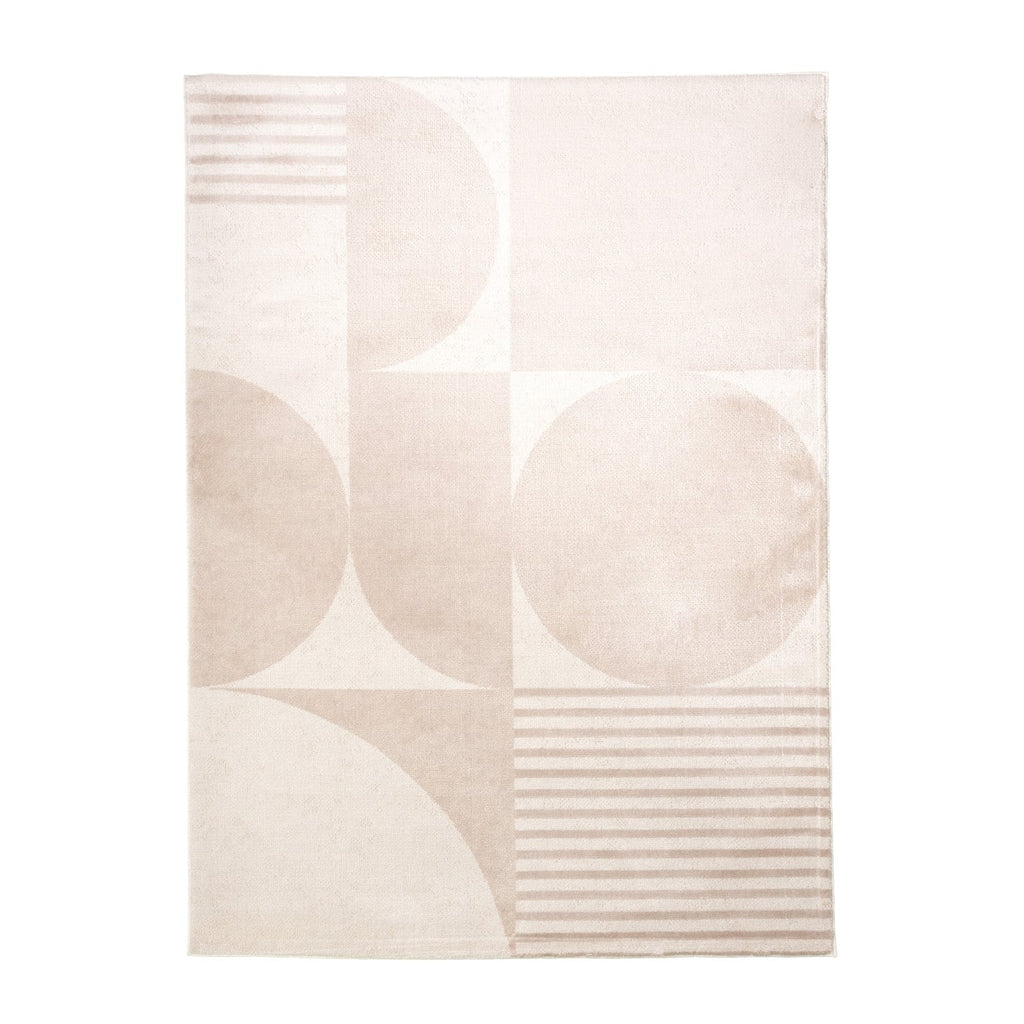 Japandi Rug - Aurora Circles Beige