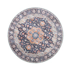 Round Vintage Rug - Imagine Medallion Blue