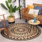 Round Jute Rug - Henna Ayda Natural
