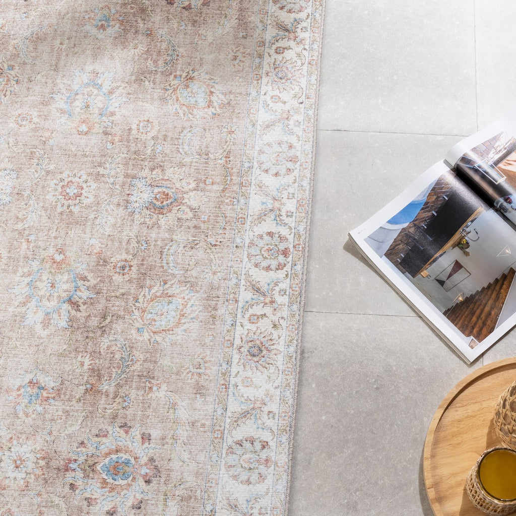 Washable Runner - Domingo Oriental Beige