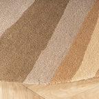 Round Wool Rug – Liora Beige