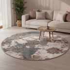 Round washable rug - Misha Flow Multicolor