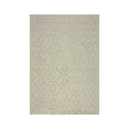 Geometric floor rug - Hermine Ivory