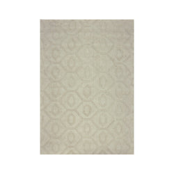 Geometric floor rug - Hermine Ivory