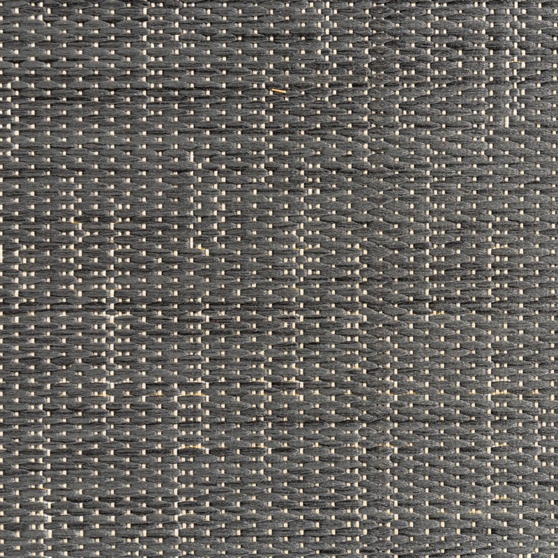 Round Outdoor Rug - Malta Melange Black