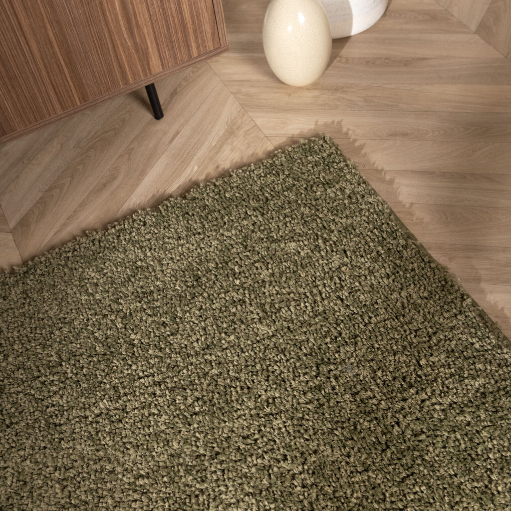 High-Pile Rug – Wish Green