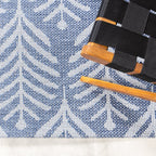 Outdoor Rug - Summer Leaves Blue
