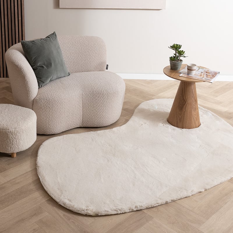 Soft High Pile Rug - Comfy Supreme Ripple Cream