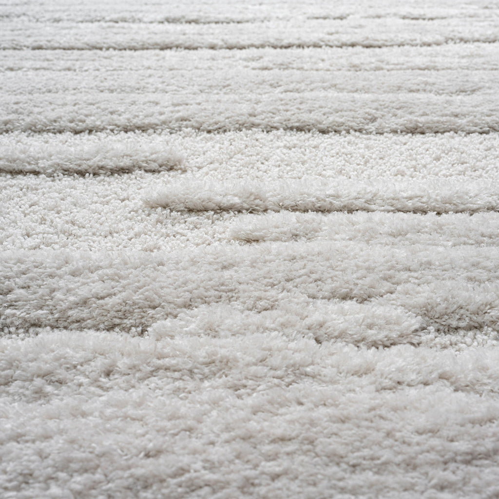 Modern Floor Rug - Lewis White 6191