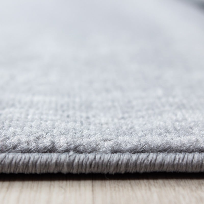 Modern floor rug - Plus Black 8007