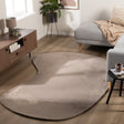 Soft Low-Pile Rug – Cozy Ripple Taupe