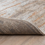 Modern Rug - Hendrix Grunge Cream/Terracotta
