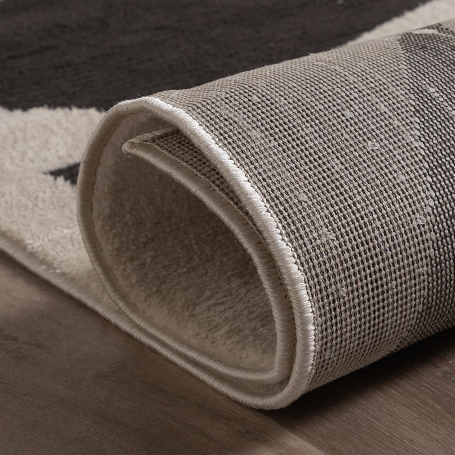 Japandi Rug - Yori Abstract Cream/Black
