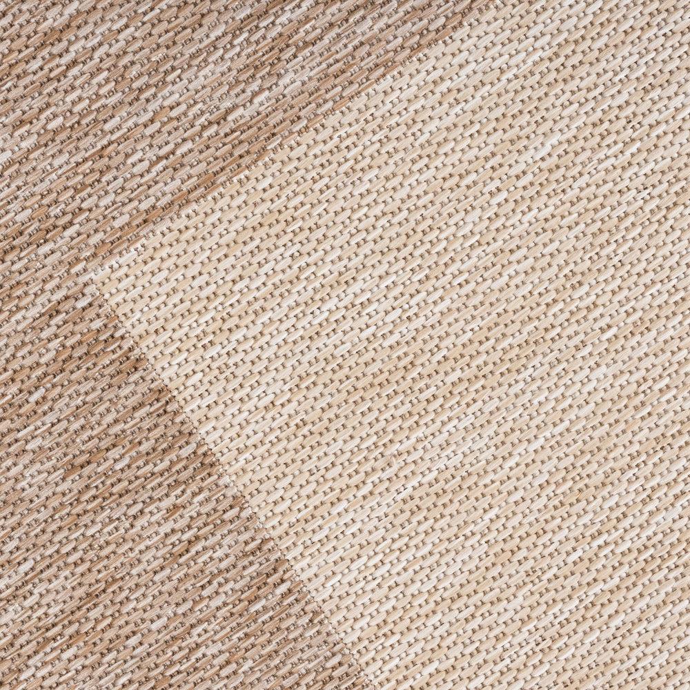 In- & Outdoor Rug – Sierra Border Cream/Beige