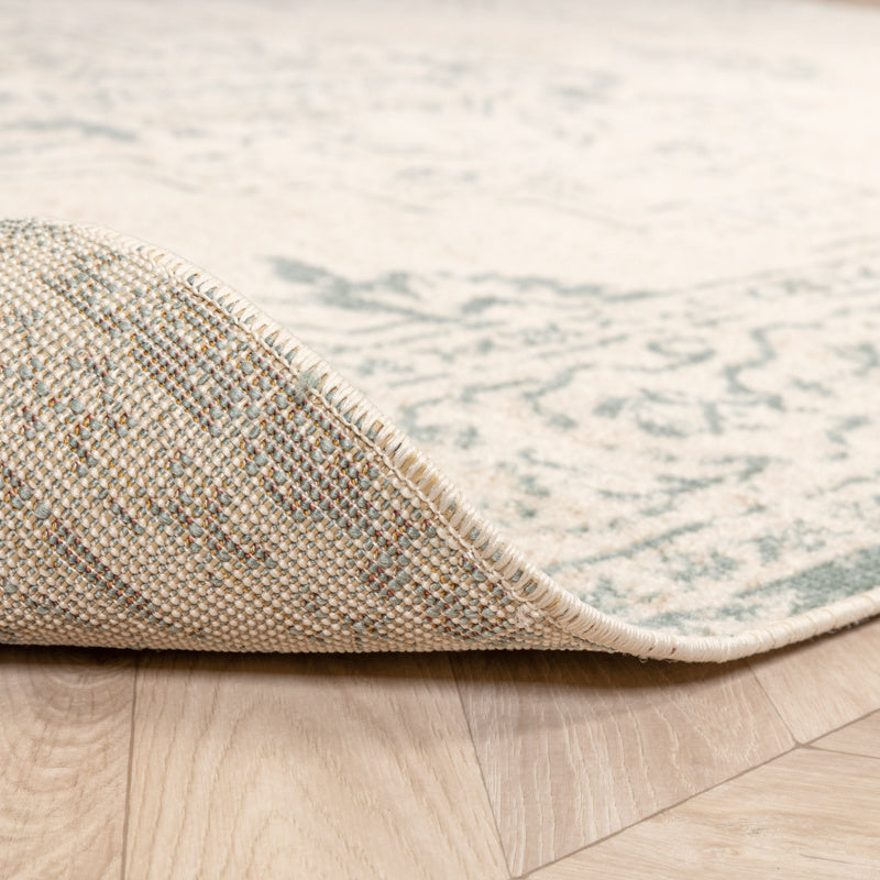 Vintage Rug - Spring Ethnic Cream/Green