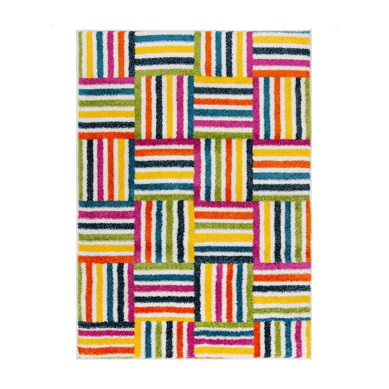 Colorful children's floor rug - Radiso Blocks Multicolor