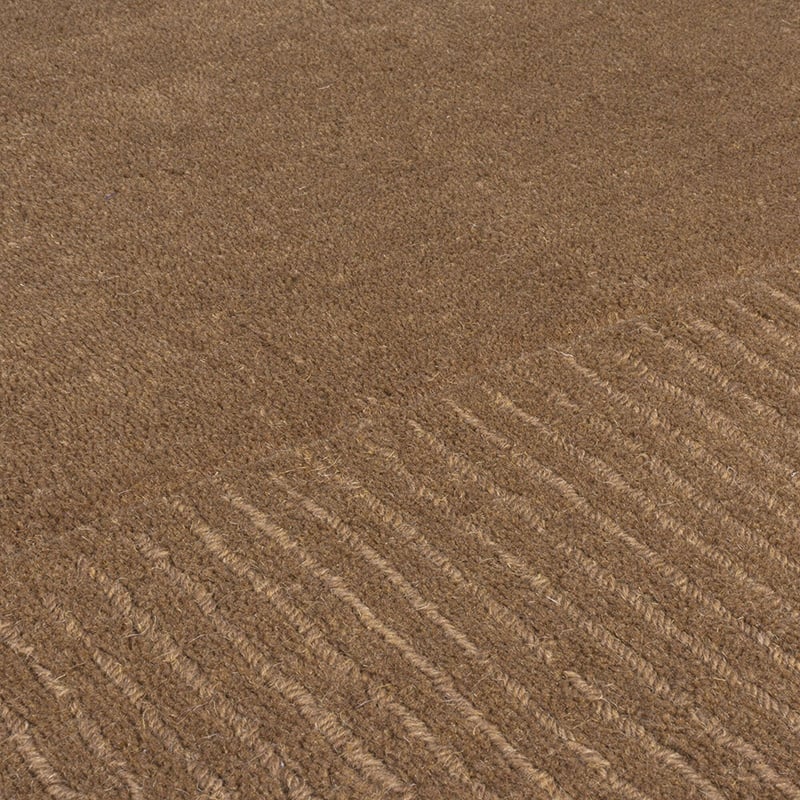 Solid floor rug - Tuscano Brown