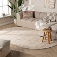 Oval Wool Rug - Feline White/Blended