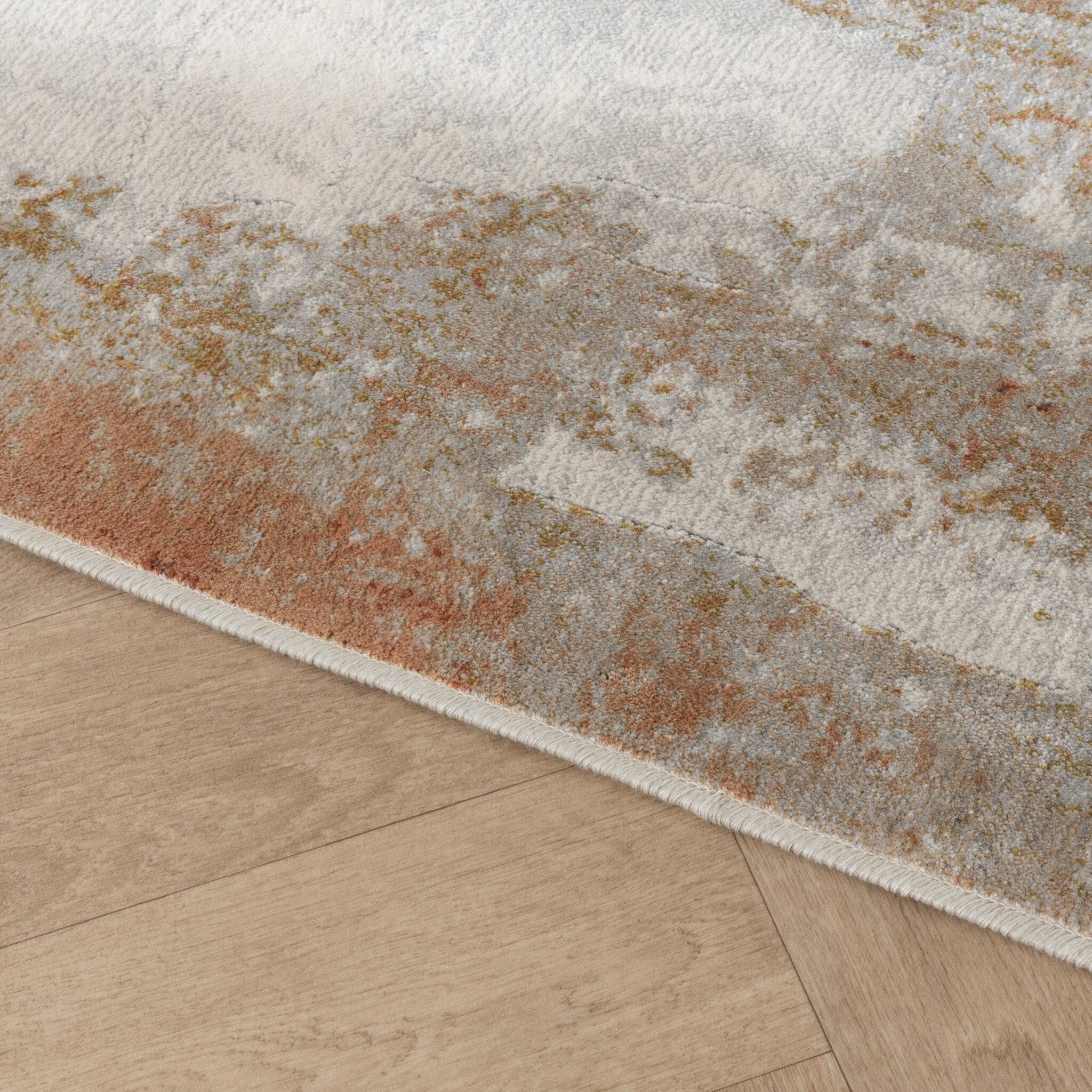 Luxury Rug - Marnix Grunge Cream/Terracotta