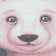 Round children's floor rug - Bambi Bear Pink