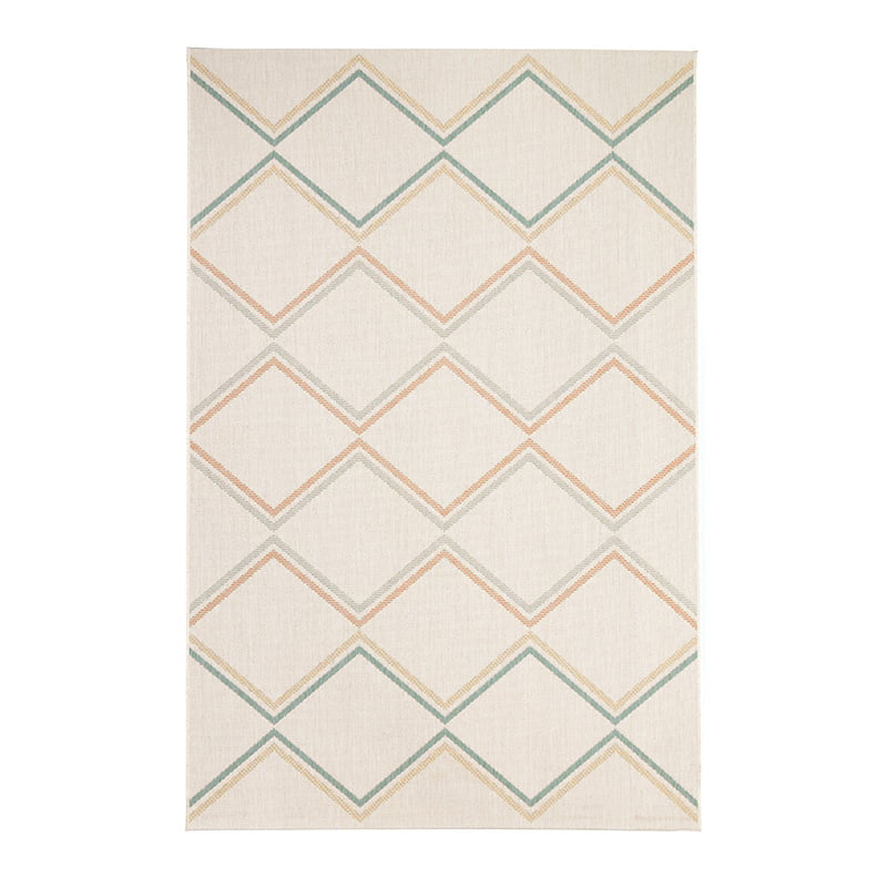 Modern Outdoor Rug - Playa Pattern Cream