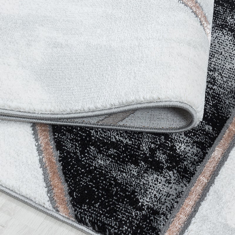 Modern Floor Rug - Marble Design Grey/Brown