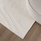 Scandinavian Rug - Charm Shapes White