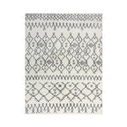 Berber floor rug - Furo Adil Cream/Black