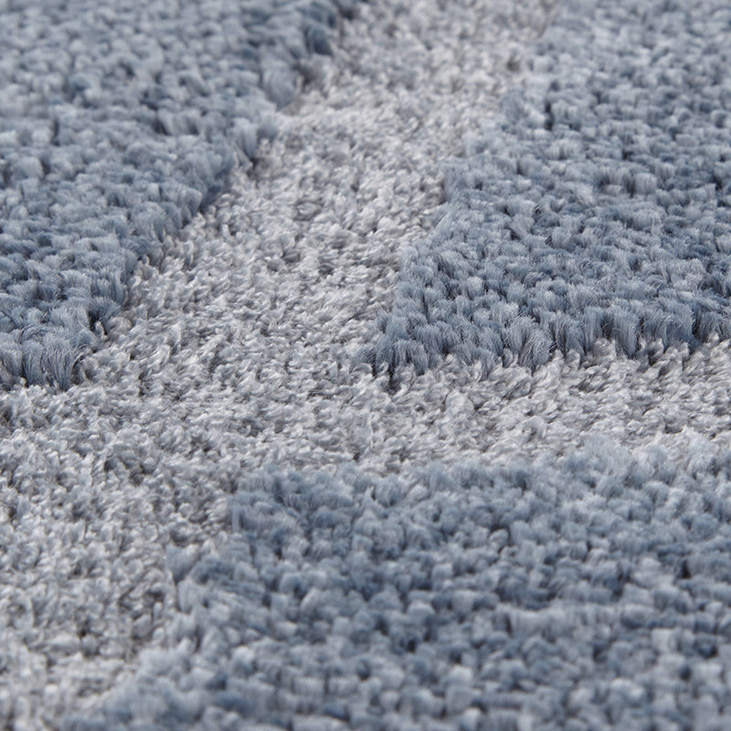 Scandinavian Floor Rug - Maniac Blue/Silver Lunel