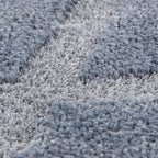 Scandinavian Floor Rug - Maniac Blue/Silver Lunel