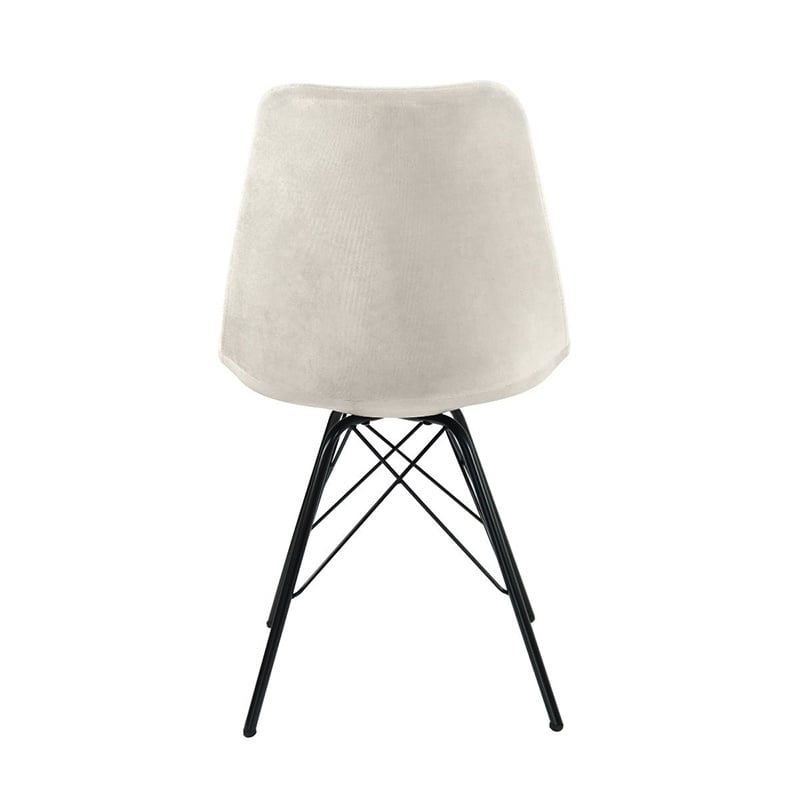 Velvet Chair - Ivory
