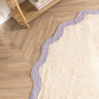 Round Washable Rug – Hazy Lilac/Cream