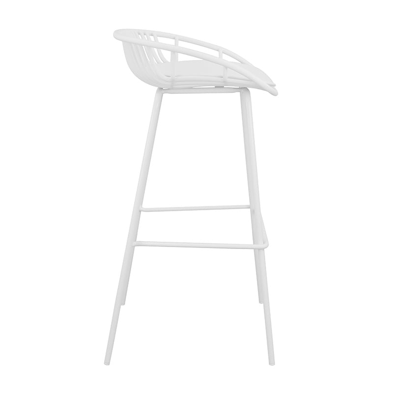 Garden Stool - Rio White