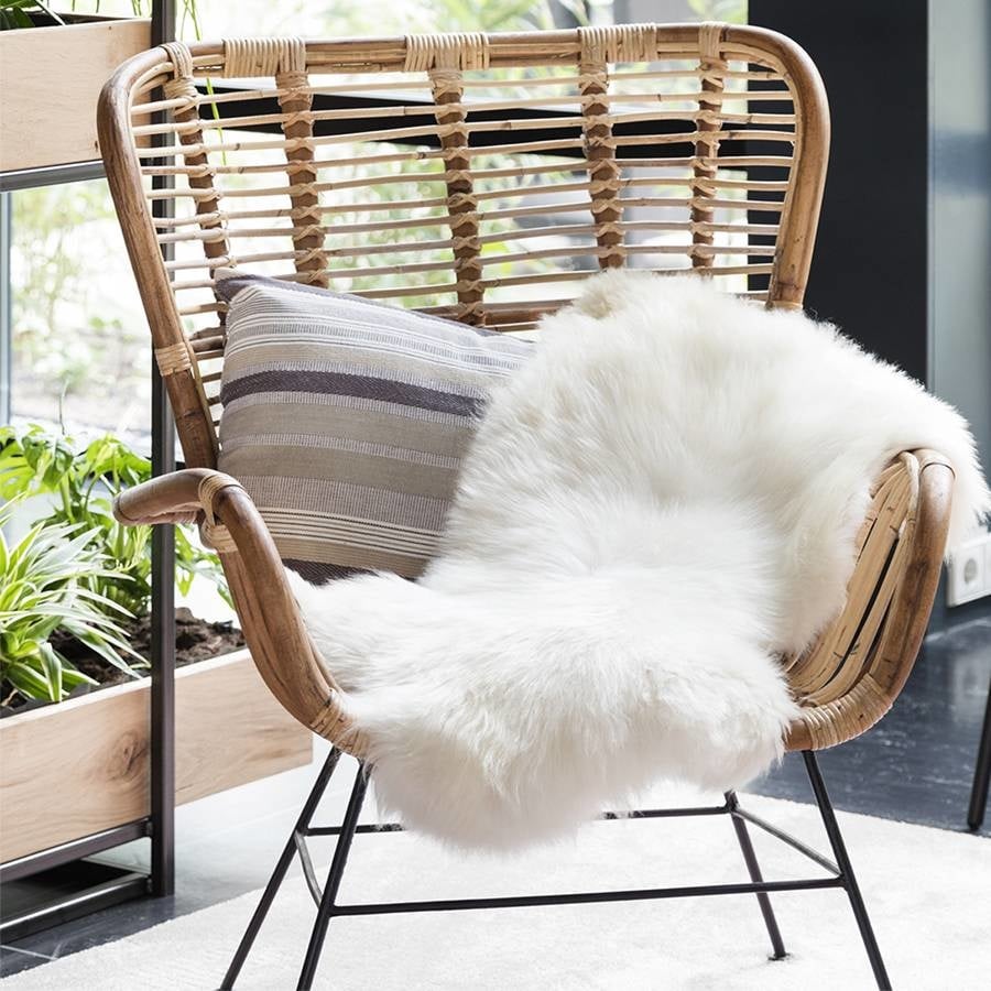 White Sheepskin 90cm - Rug